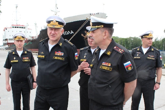 Главком ВМФ совершил рабочую поездку на Балтийский флот
