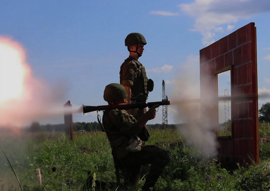 Гранатометчики ЦВО сорвали наступление условного противника в Кузбассе