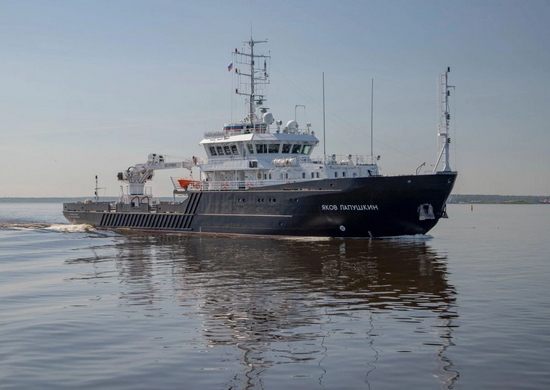 Малое гидрографическое судно для ВМФ «Яков Лапушкин» завершило государственные испытания