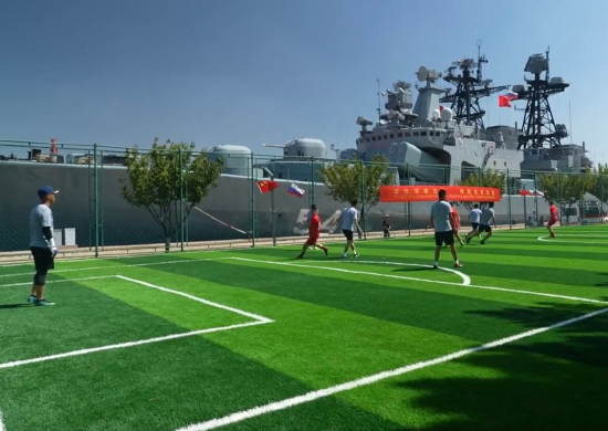 Моряки Тихоокеанского флота приняли участие в спортивных состязаниях в китайском порту Циндао