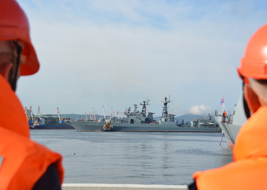 Отряд кораблей Тихоокеанского флота вернулся во Владивосток после совместного российско-китайского патрулирования в Тихом океане