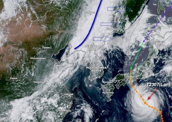 Силы Тихоокеанского флота готовы к надвигающемуся циклону «Лан»