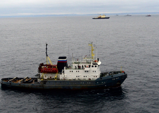 Спасатели Северного флота вышли в Баренцево  море для проведения учения по оказанию помощи терпящем бедствие в Арктике