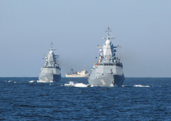 В Балтийском море корвет «Бойкий» выполнил ряд учебно-боевых задач