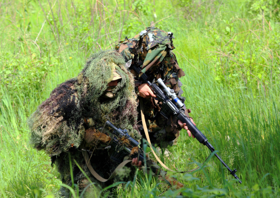 В центре снайпинга ВВО продолжается курс обучения снайперов