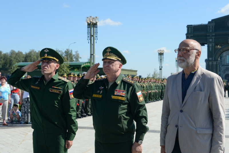 В Музейно-храмовом комплексе ВС РФ открылся мемориал военнослужащим военной полиции
