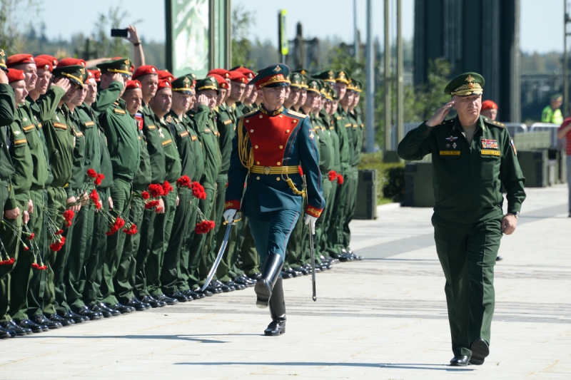В Музейно-храмовом комплексе ВС РФ открылся мемориал военнослужащим военной полиции