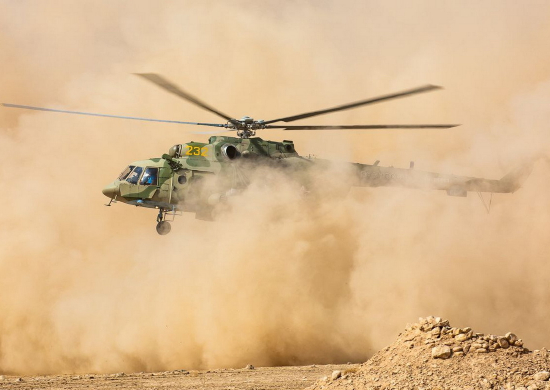 Вертолётчики ЦВО в Таджикистане выполнили полеты в условиях высокогорья