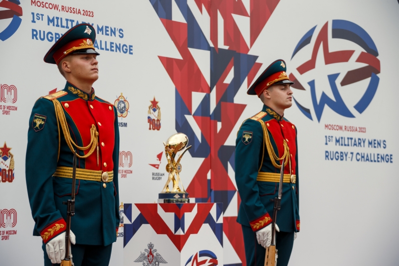 Замминистра обороны РФ Николай Панков открыл первый в истории чемпионат Международного совета военного спорта по регби-7
