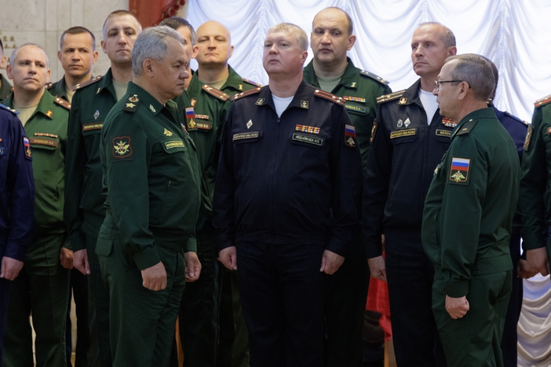 Министр обороны Российской Федерации поздравил слушателей Военной академии Генерального штаба ВС РФ с началом нового учебного года