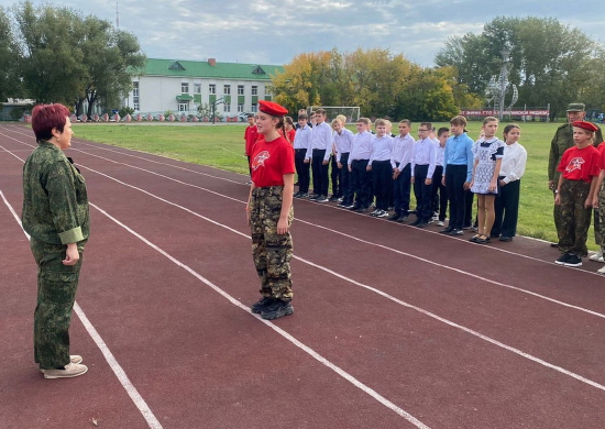 Школьники из Новосибирской области пополнили ряды Юнармии