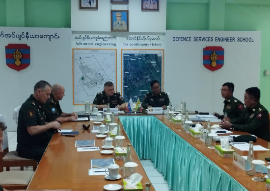 Специалисты инженерных войск ВС РФ обсудили перспективы сотрудничества в области гуманитарного разминирования с коллегами из Мьянмы