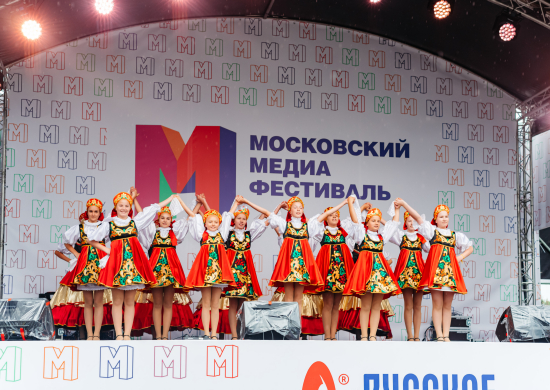 Творческая группа ЦОК ВКС выступила на главной сценической площадке «Московский медиафестиваль»