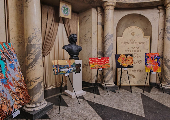 В Главном военном клиническом госпитале имени Бурденко открылась художественная выставка Натальи Толмачёвой «В мире снов»