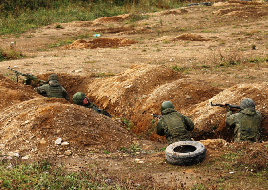 В Республике Бурятия с военнослужащими ВВО проводятся занятия по огневой и тактической подготовке