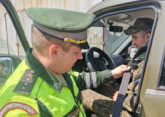 Военная автоинспекция ЦВО провела акцию «Ремень безопасности»  в Ульяновской области