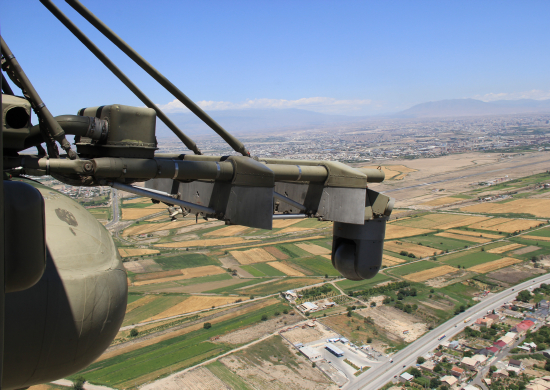 Армейская авиация ЮВО в Армении приняла участие в учебно-тренировочных полетах