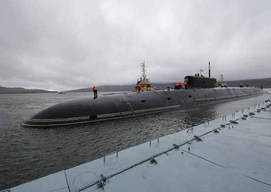 Атомный ракетный подводный крейсер стратегического назначения «Генералиссимус Суворов» прибыл на Камчатку