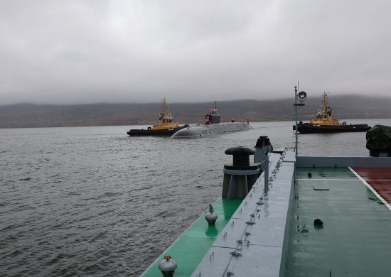 Атомный ракетный подводный крейсер стратегического назначения «Генералиссимус Суворов» прибыл на Камчатку