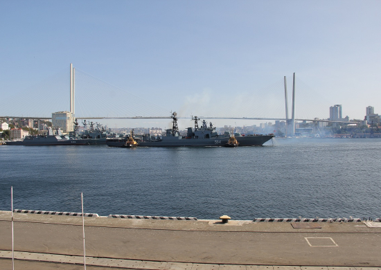 БПК «Адмирал Трибуц» и «Адмирал Пантелеев» Тихоокеанского флота вышли в море для выполнения задач в Азиатско-Тихоокеанском регионе