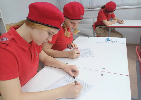 Юнармейцы из Мордовии присоединились к патриотической акции «Письмо солдату»