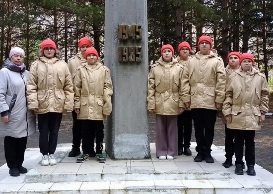 Юнармейцы Омской области приняли участие в акции «Дорога к обелиску»