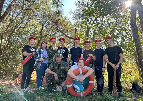 Юнармейцы Ростовской области приняли участие во Всероссийской акции «Вместе весело шагать»