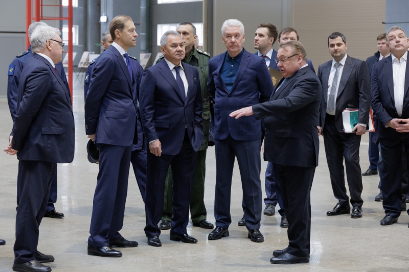 Министр обороны РФ Сергей Шойгу принял участие в церемонии сдачи корпуса будущего ракетного завода концерна «Алмаз-Антей»