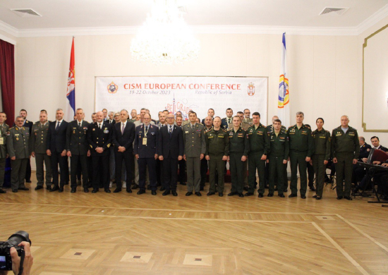 Начальник ЦСКА полковник Артем Громов принял участие в Европейской конференции CISM в Белграде