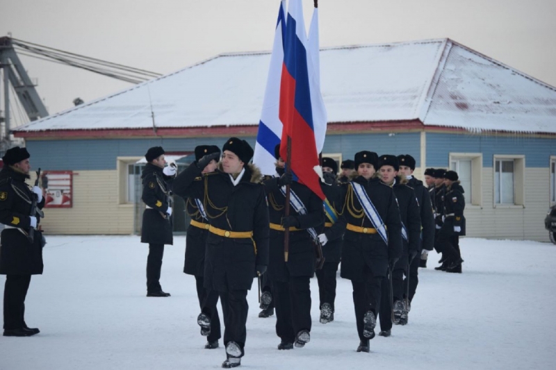 Пятиклассников Североморского кадетского корпуса посвятили в морские кадеты