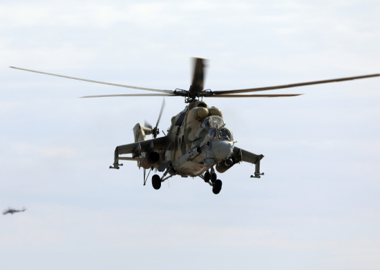 Уральские вертолетчики приступили к тренировочным полетам на боевое применение