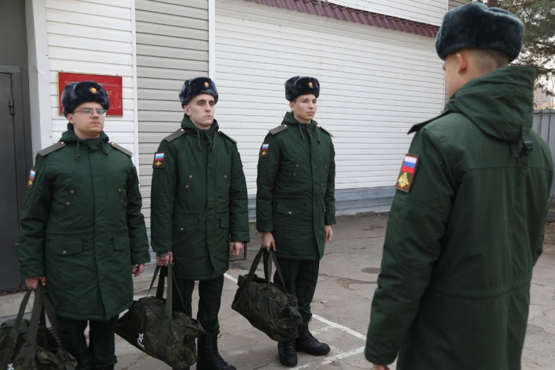 В Хабаровском крае началась отправка призывников в соединения и воинские части  ВВО