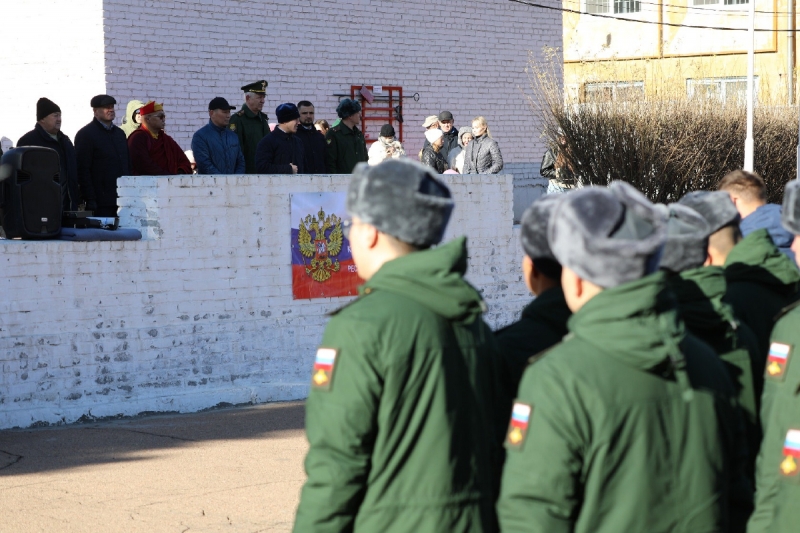 В Республике Бурятия состоялась отправка призывников в войска Восточного военного округа