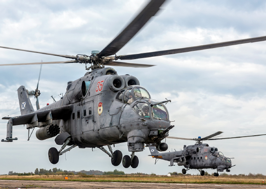 Вертолетчики Балтийского флота провели плановые учебно-тренировочные полеты в Калининградской области