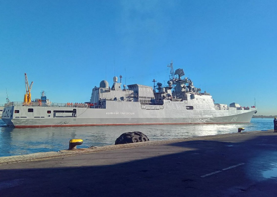 Фрегат ВМФ России «Адмирал Григорович» посетил Алжир и продолжил выполнять задачи в восточной части Средиземного моря