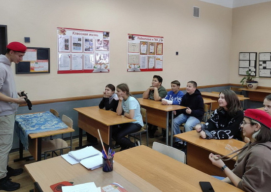 Юнармейцы Кузбасса провели мастер-классы для школьников