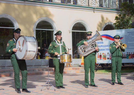 Российские военнослужащие приняли участие в торжественном мероприятии «Сила – в единстве» в Таджикистане