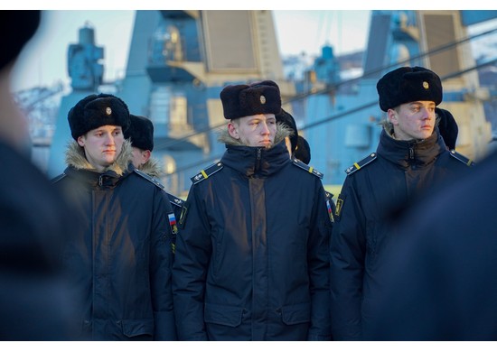 В главную базу Северного флота – Североморск прибыл учебный корабль «Перекоп»