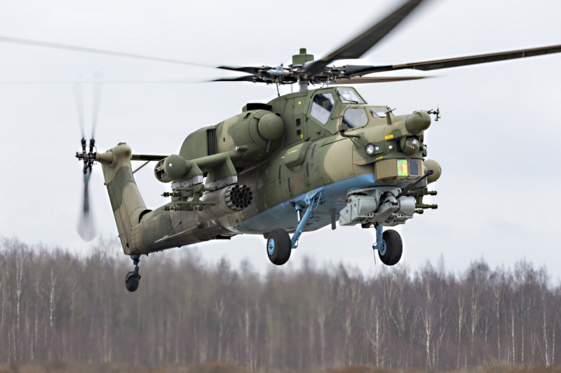 В Ленинградской области экипаж Ми-28 учился принуждать к посадке вертолёт-нарушитель