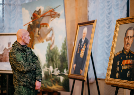 В Подмосковном санатории Минобороны России открылась выставка Народного художника России Виктора Шилова