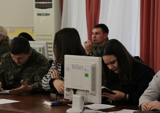 В Республике Бурятия военнослужащие ВВО приняли участие в международной акции «Географический диктант»