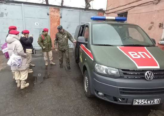 Военные полицейские ЦВО провели акцию «День открытых дверей»  для юнармейцев Алтайского края