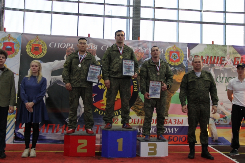 Батальон управления и разведчики стали сильнейшими в Чемпионате военной базы ЮВО в Армении по АРБ