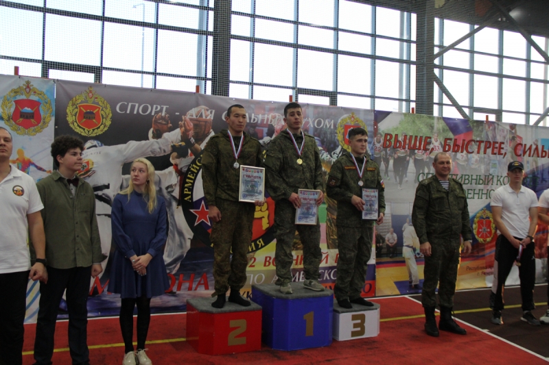 Батальон управления и разведчики стали сильнейшими в Чемпионате военной базы ЮВО в Армении по АРБ
