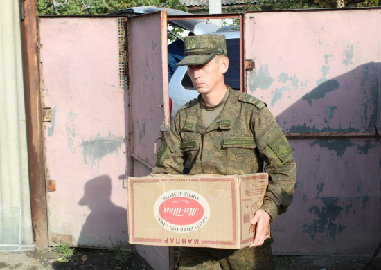 Более 15 тонн гуманитарной помощи передали в 2023 году нуждающимся российские военнослужащие в Киргизии