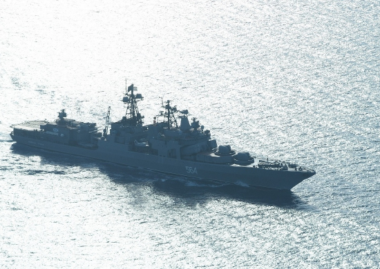 БПК «Адмирал Трибуц» Тихоокеанского флота прошёл Сингапурский пролив и зашёл в Южно-Китайское море