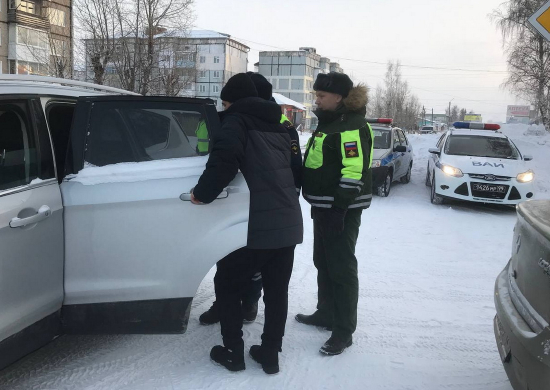 Инспекторы ВАИ организовали совместное посты с инспекторами ГАИ по оказанию помощи в Красноярском крае