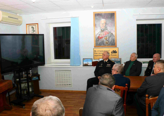 Командующий Балтийским флотом вице-адмирал Владимир Воробьёв встретился с активистами ветеранской организации БФ