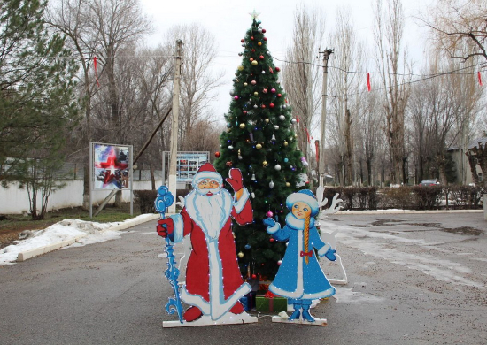 На российской военной базе в Киргизии прошел новогодний утренник для детей военнослужащих