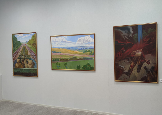 В Екатеринбурге открылась выставка картин военнослужащего – участника СВО
